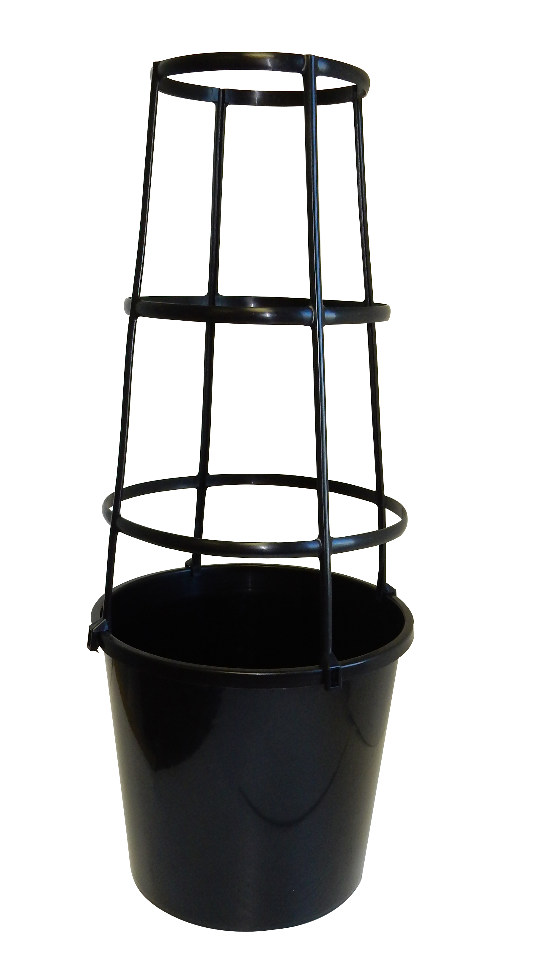 10.5 x 9.25 Tomato Cage Black - 60 per case (Cage Only) - Decorative Planters